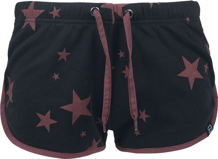 Short  de RED by EMP - Short Étoilé - S - pour Femme - noir - RED by EMP