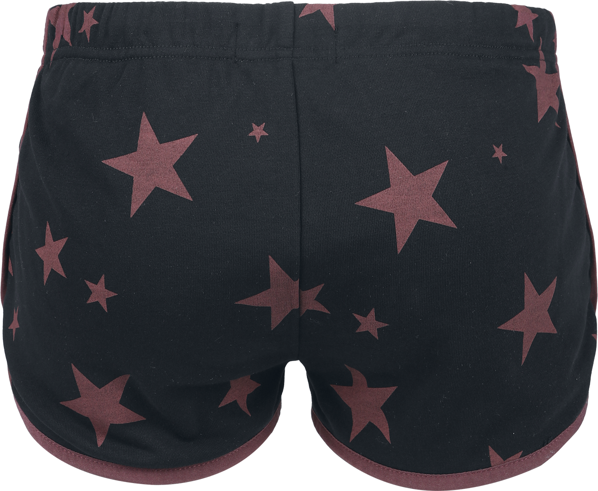 Short  de RED by EMP - Short Étoilé - S - pour Femme - noir - RED by EMP - View 2