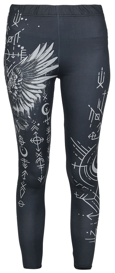 Legging  de Black Premium by EMP - Leggings Impirmé Intégral - S à XXL - pour Femme - noir - Black Premium by EMP