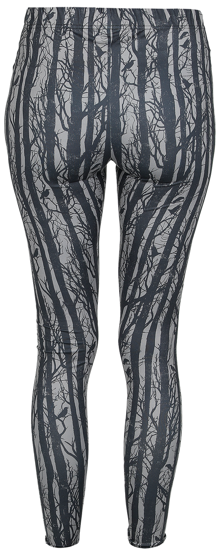 Legging  de Gothicana by EMP - Leggings impirmé intégral - S à XXL - pour Femme - noir - Gothicana by EMP - View 2
