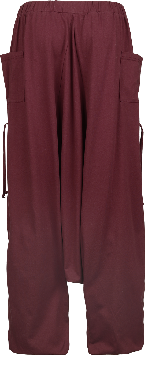 Pantalon en toile  de RED by EMP - Pantalon Harem - S-XL à XXL-5XL - pour Femme - lie-de-vin - RED by EMP - View 2