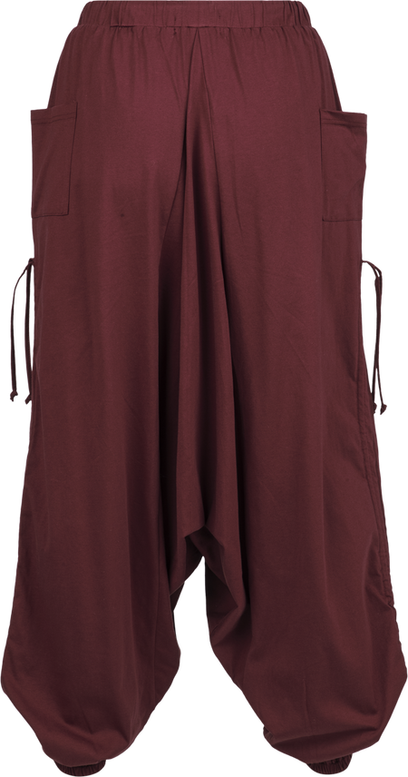Pantalon en toile  de RED by EMP - Pantalon Harem - S-XL à XXL-5XL - pour Femme - lie-de-vin - RED by EMP - View 2
