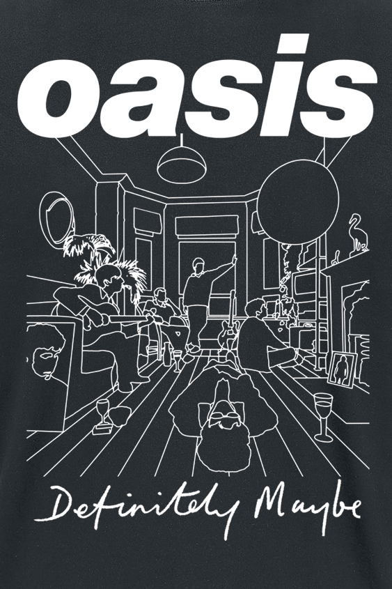 T-Shirt Manches courtes  de Oasis - DM Illustration - S à 4XL - pour Homme - noir - Oasis - View 2