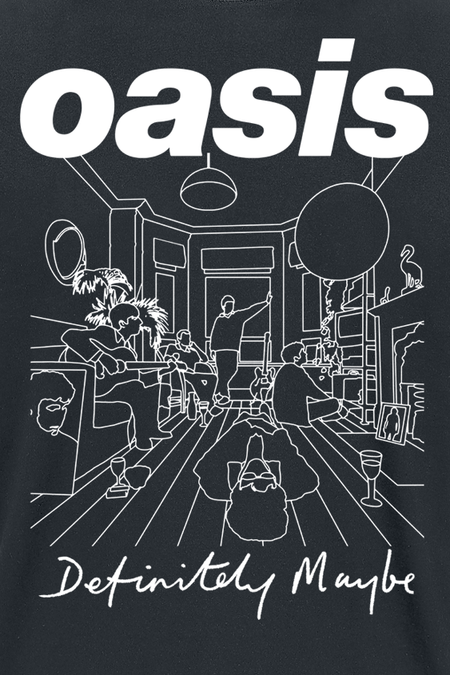 T-Shirt Manches courtes  de Oasis - DM Illustration - S à 4XL - pour Homme - noir - Oasis - View 2