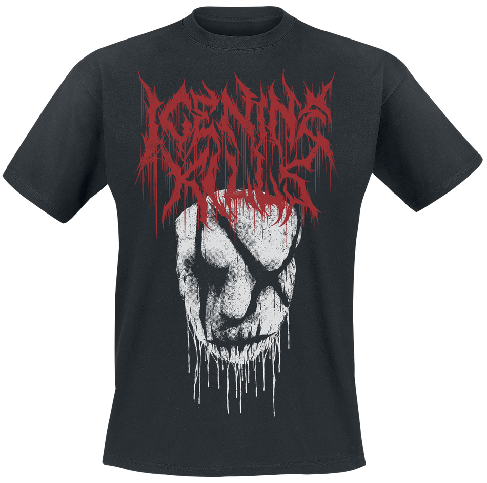 T-Shirt Manches courtes  de Ice Nine Kills - Face - Glow In The Dark - S à 4XL - pour Homme - noir - Ice Nine Kills - View 2