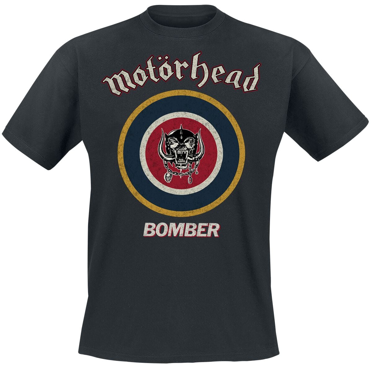 T-Shirt Manches courtes  de Motörhead - Bomber Target - S à 4XL - pour Homme - noir - Motörhead