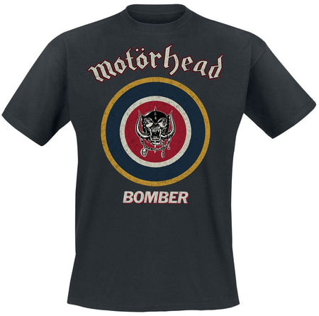 T-Shirt Manches courtes  de Motörhead - Bomber Target - S à 4XL - pour Homme - noir - Motörhead