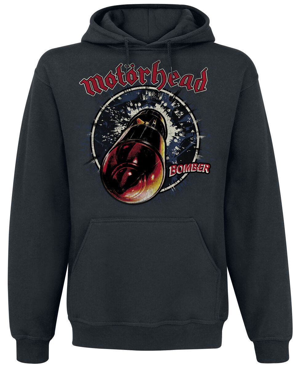 Sweat-shirt à capuche  de Motörhead - Bomber Burst - S à M - pour Homme - noir - Motörhead