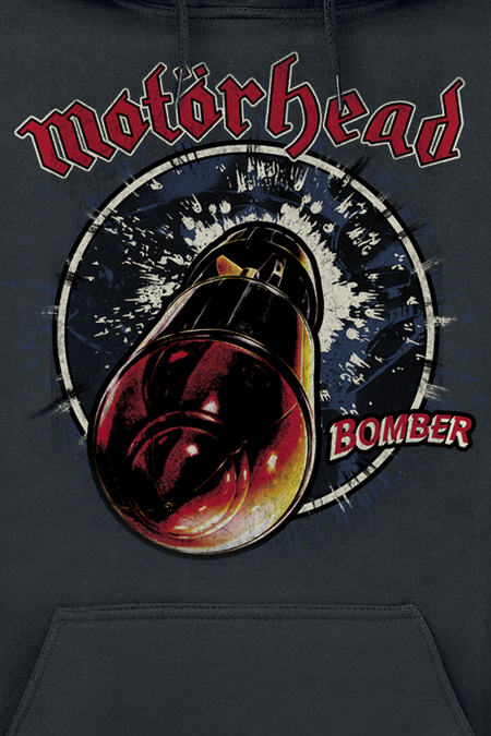 Sweat-shirt à capuche  de Motörhead - Bomber Burst - S à M - pour Homme - noir - Motörhead - View 2