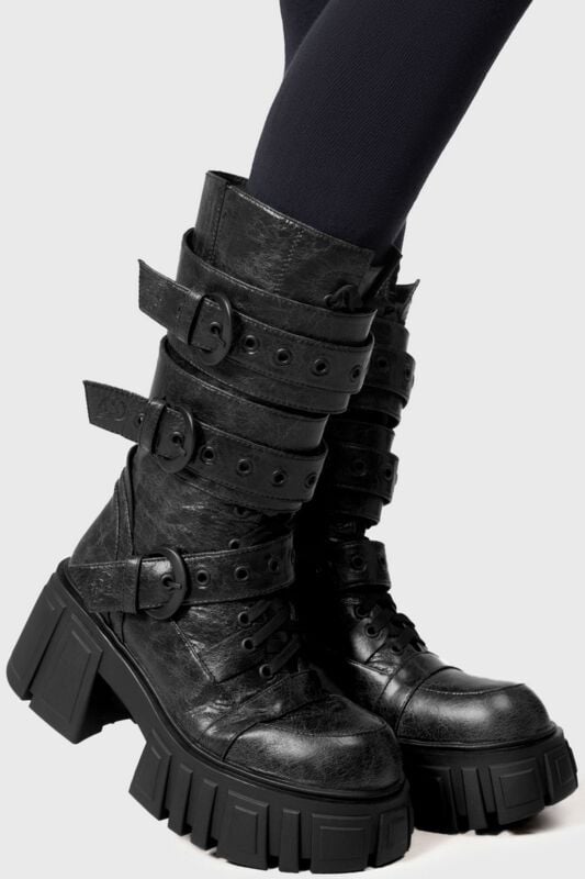 Bottes Gothic de KIHILIST by KILLSTAR - Ruptura Boots - EU36 à EU41 - pour Femme - noir - KIHILIST by KILLSTAR