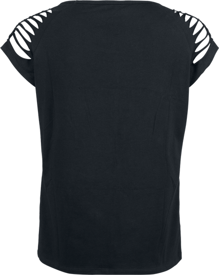 T-Shirt Manches courtes  de Black Premium by EMP - S à XXL - pour Femme - noir - Black Premium by EMP - View 2