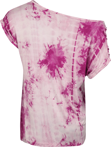 T-Shirt Manches courtes  de RED by EMP - T-Shirt Coloré - S à XXL - pour Femme - blanc/rose - RED by EMP - View 2