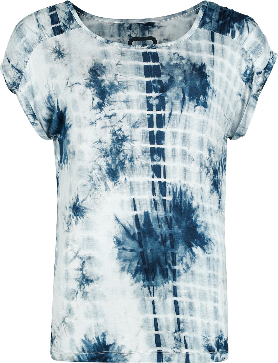 T-Shirt Manches courtes  de RED by EMP - T-Shirt Coloré - S à L - pour Femme - blanc/bleu - RED by EMP