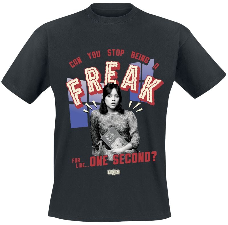 T-Shirt Manches courtes  de Beetlejuice - Beetlejuice 2 - Freak - S à XXL - pour Unisexe - noir - Beetlejuice