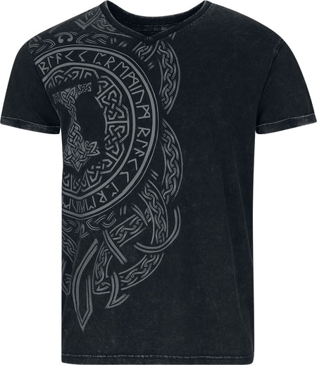 T-Shirt Manches courtes  de Black Premium by EMP - Runes Nordiques - T-Shirt - M à XXL - pour Homme - noir - Black Premium by EMP