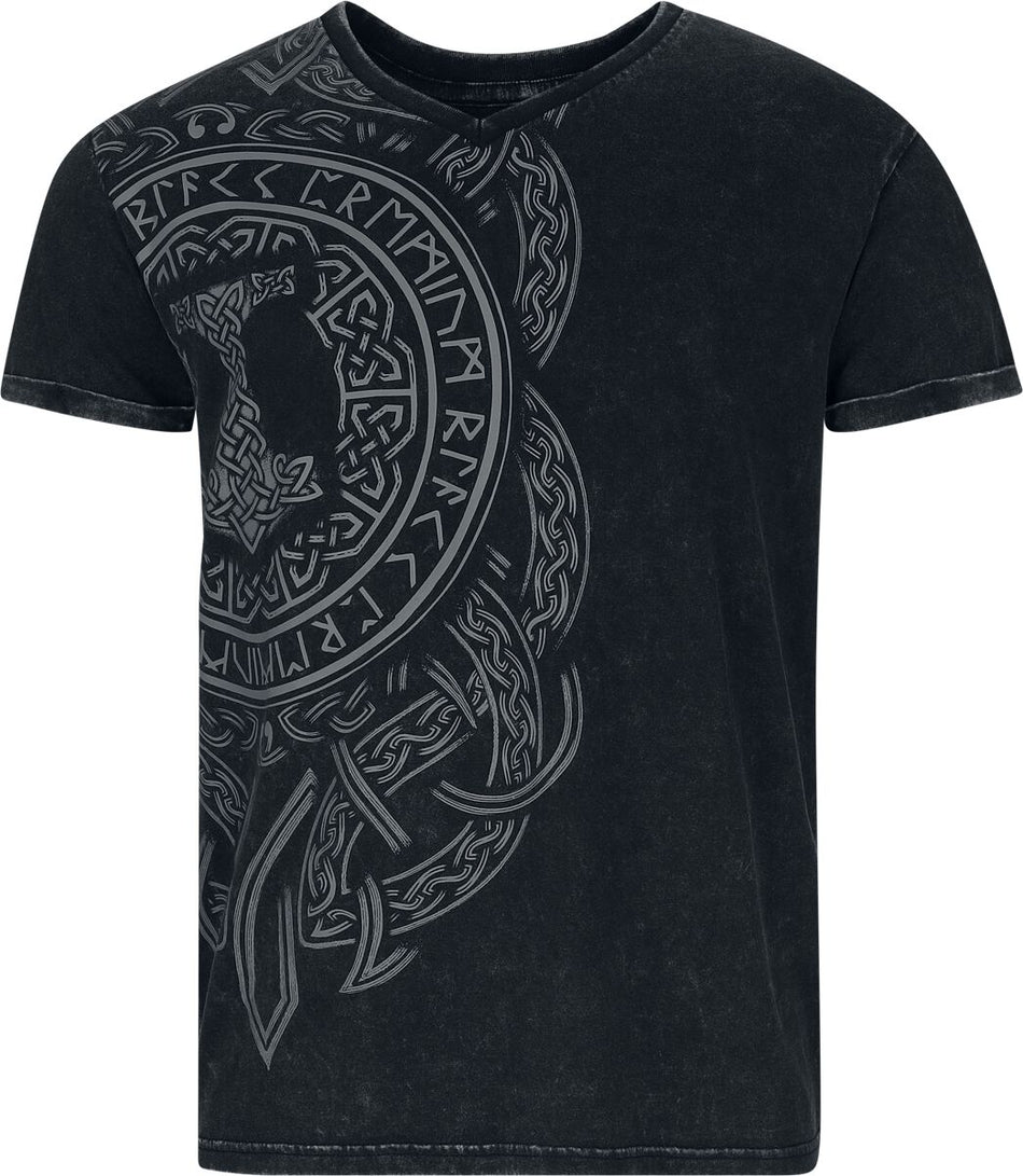T-Shirt Manches courtes  de Black Premium by EMP - Runes Nordiques - T-Shirt - M à XXL - pour Homme - noir - Black Premium by EMP