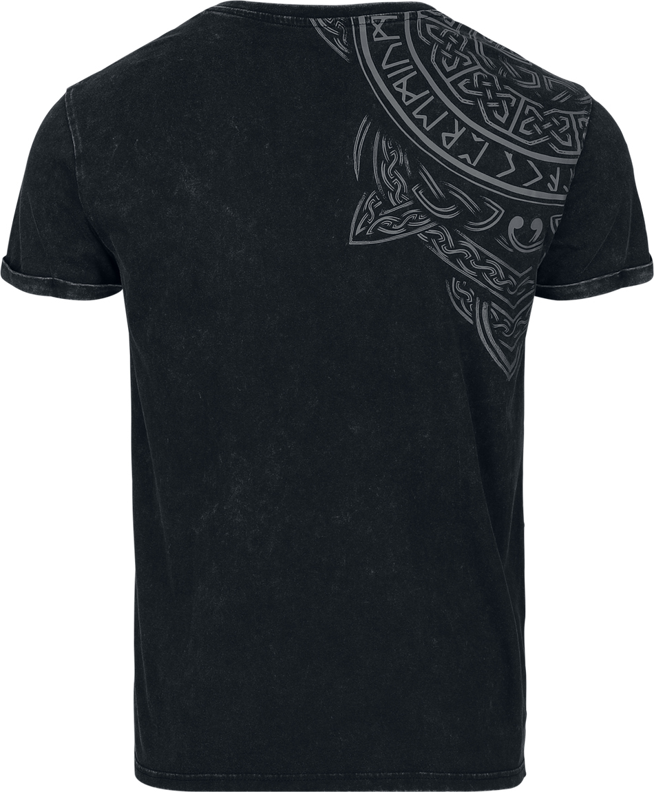 T-Shirt Manches courtes  de Black Premium by EMP - Runes Nordiques - T-Shirt - M à XXL - pour Homme - noir - Black Premium by EMP - View 2
