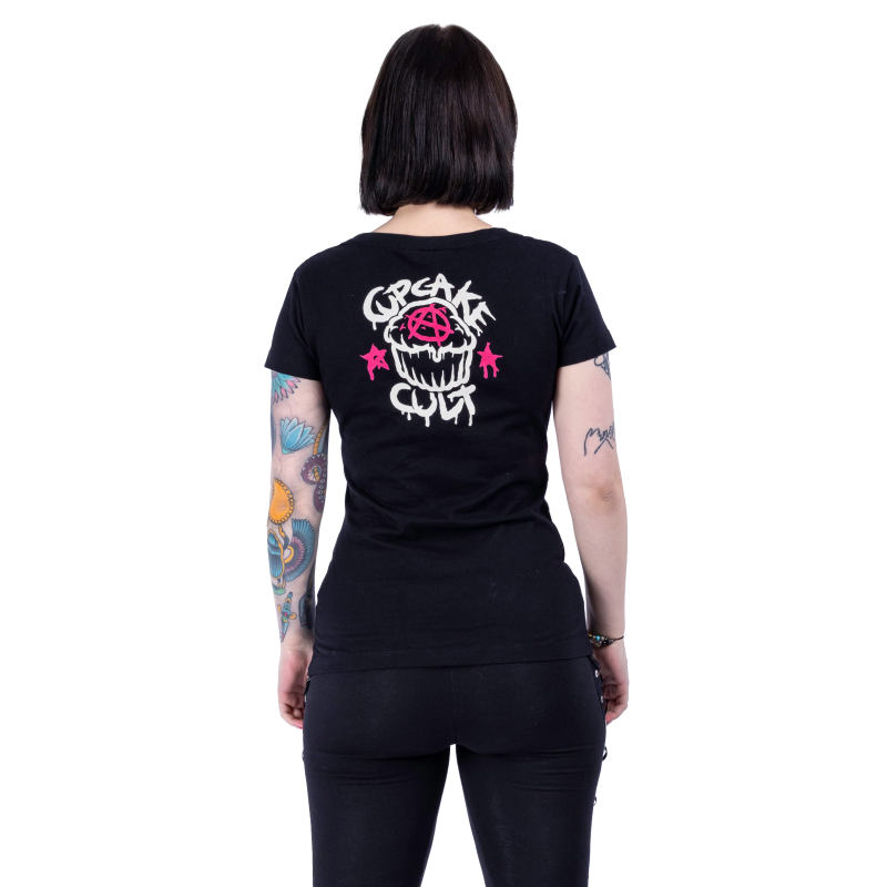 T-Shirt Manches courtes Gothic de Cupcake Cult - Nightmare -  T-Shirt - S à L - pour Femme - noir - Cupcake Cult - View 2