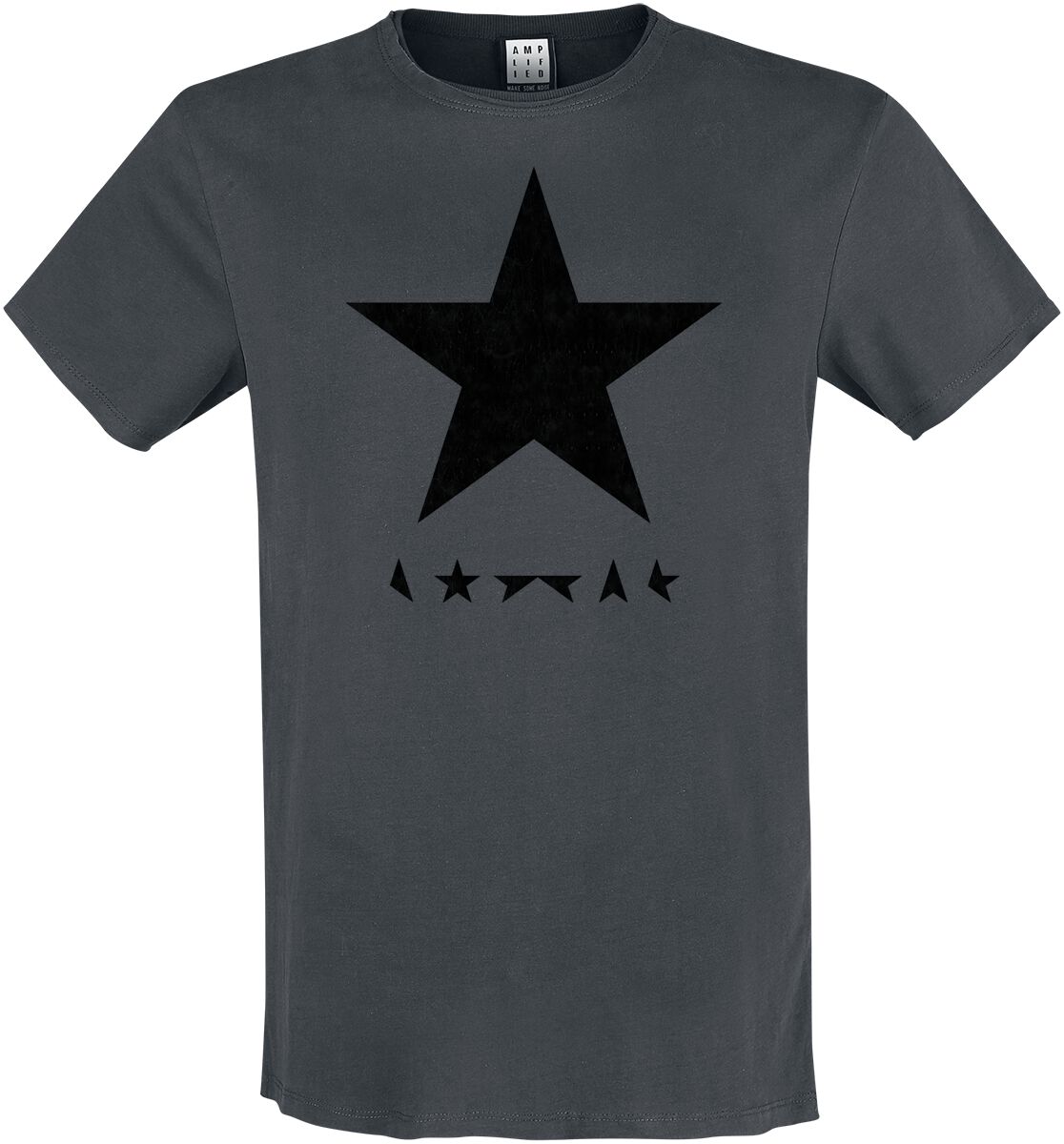 T-Shirt Manches courtes  de David Bowie - Amplified Collection - Black Star - S à 3XL - pour Homme - anthracite - David Bowie