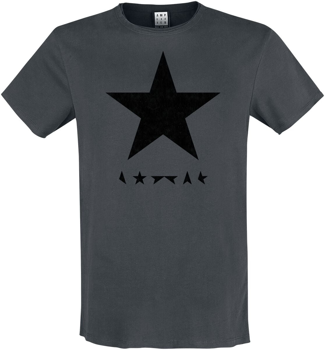 T-Shirt Manches courtes  de David Bowie - Amplified Collection - Black Star - S à L - pour Homme - anthracite - David Bowie