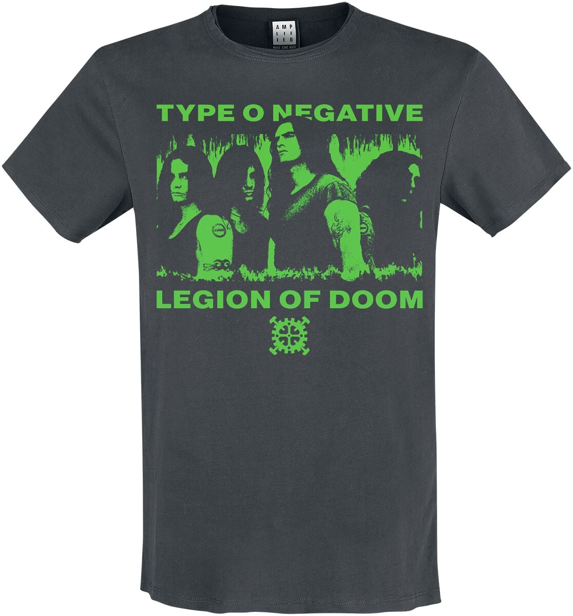 T-Shirt Manches courtes  de Type O Negative - Amplified Collection - Legion Of Doom - S à 3XL - pour Homme - anthracite - Type O Negative
