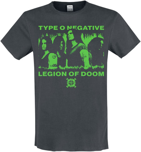 T-Shirt Manches courtes  de Type O Negative - Amplified Collection - Legion Of Doom - S à 3XL - pour Homme - anthracite - Type O Negative