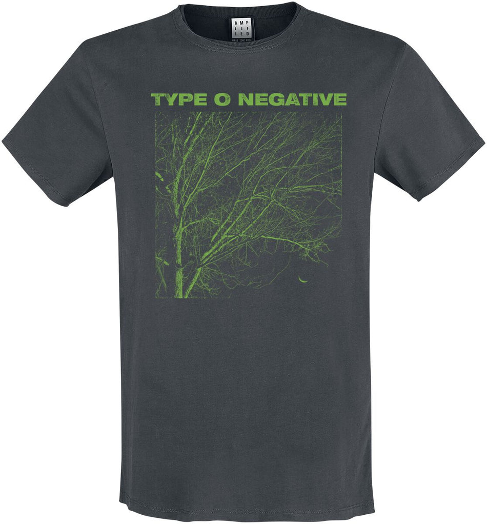 T-Shirt Manches courtes  de Type O Negative - Amplified Collection - Green Tree - S à 3XL - pour Homme - anthracite - Type O Negative