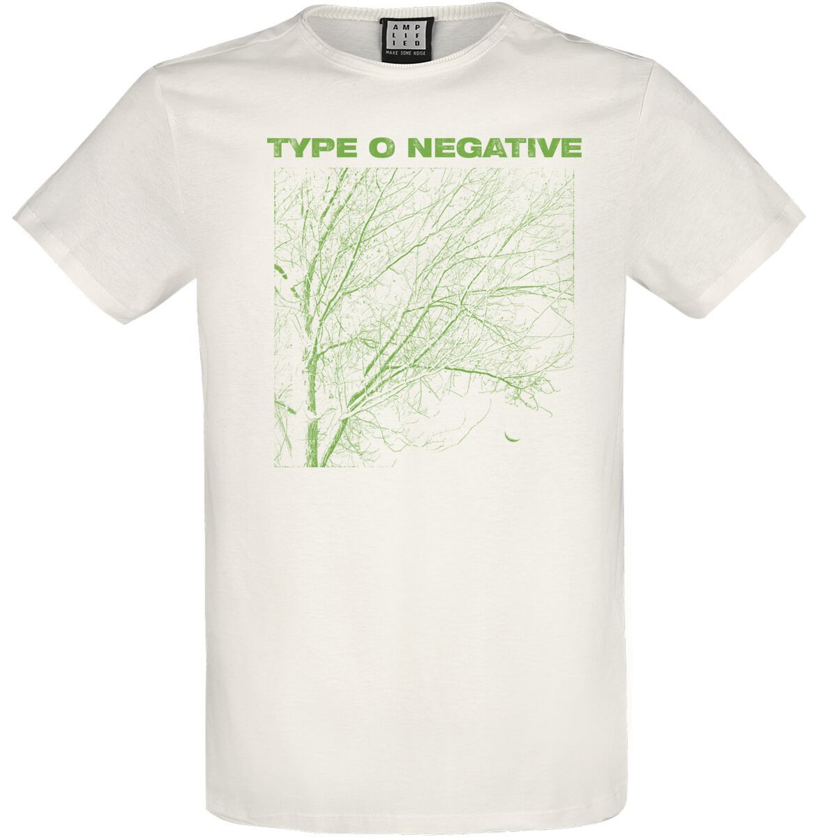 T-Shirt Manches courtes  de Type O Negative - Amplified Collection - Green Tree - S à XXL - pour Homme - blanc cassé - Type O Negative