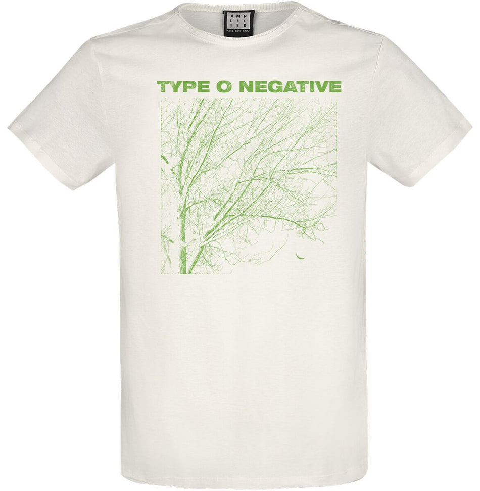 T-Shirt Manches courtes  de Type O Negative - Amplified Collection - Green Tree - S à XXL - pour Homme - blanc cassé - Type O Negative