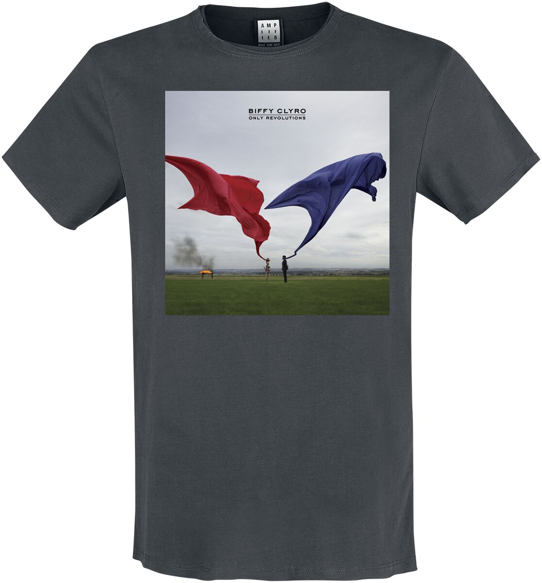 T-Shirt Manches courtes  de Biffy Clyro - Amplified Collection - Only Revolutions - S à 3XL - pour Homme - anthracite - Biffy Clyro