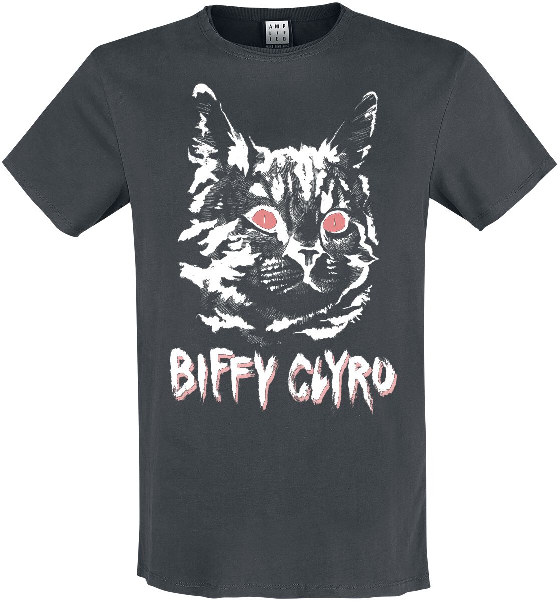 T-Shirt Manches courtes  de Biffy Clyro - Amplified Collection - Black Cat - L à XXL - pour Homme - anthracite - Biffy Clyro