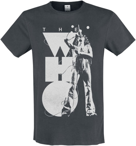 T-Shirt Manches courtes  de The Who - Amplified Collection - Roger Singing - S à XXL - pour Homme - anthracite - The Who