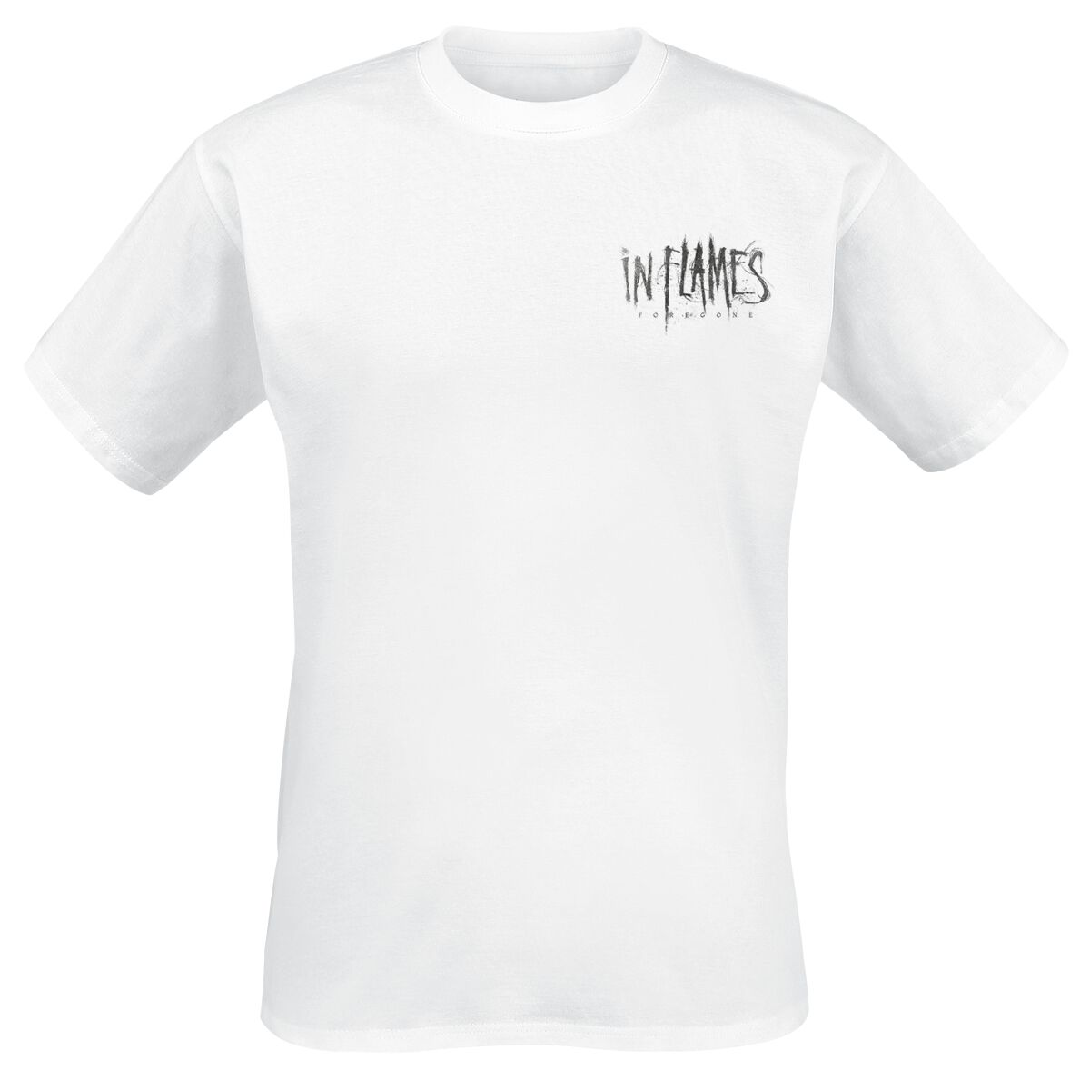 T-Shirt Manches courtes  de In Flames - Foregone Distressed Logo - S à 3XL - pour Homme - blanc - In Flames