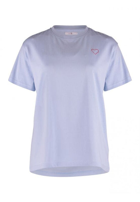 T-Shirt Manches courtes  de Hailys - SS C TP Tr44ish - S à L - pour Femme - bleu - Hailys