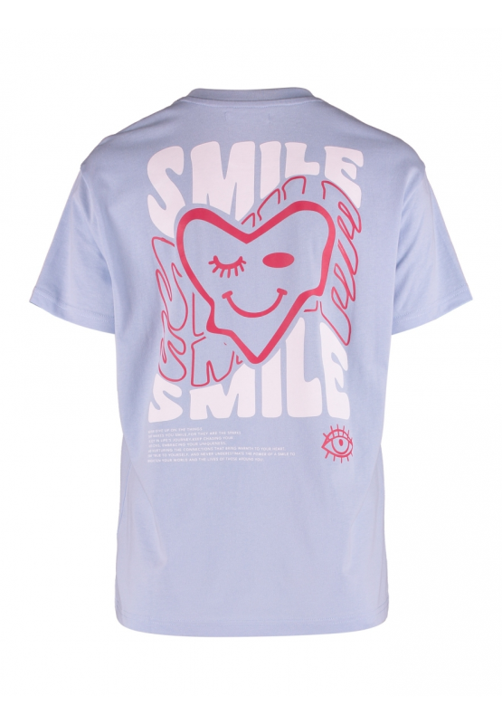 T-Shirt Manches courtes  de Hailys - SS C TP Tr44ish - S à L - pour Femme - bleu - Hailys - View 2