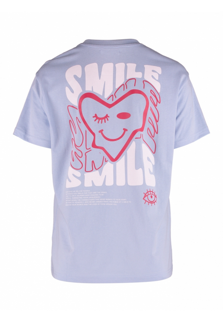 T-Shirt Manches courtes  de Hailys - SS C TP Tr44ish - S à L - pour Femme - bleu - Hailys - View 2