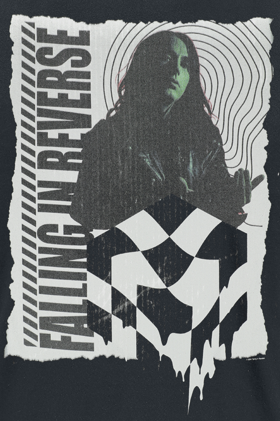 T-Shirt Manches courtes  de Falling In Reverse - 21 Checkered - M à XL - pour Homme - noir - Falling In Reverse - View 2