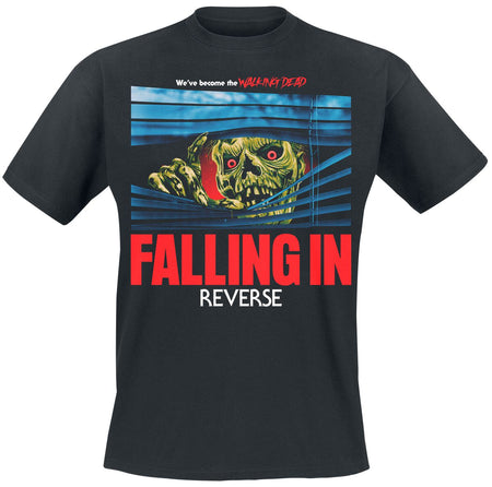 T-Shirt Manches courtes  de Falling In Reverse - Walking Dead - S à 4XL - pour Homme - noir - Falling In Reverse