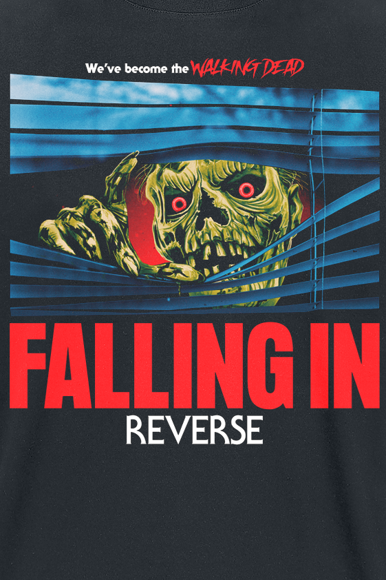T-Shirt Manches courtes  de Falling In Reverse - Walking Dead - S à 4XL - pour Homme - noir - Falling In Reverse - View 2