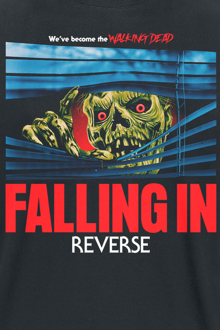 T-Shirt Manches courtes  de Falling In Reverse - Walking Dead - S à 4XL - pour Homme - noir - Falling In Reverse - View 2
