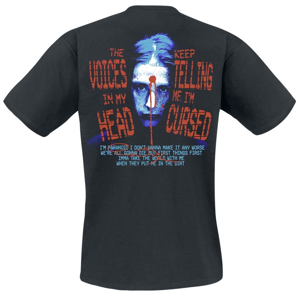 T-Shirt Manches courtes  de Falling In Reverse - Voice College - S à 4XL - pour Homme - noir - Falling In Reverse - View 2