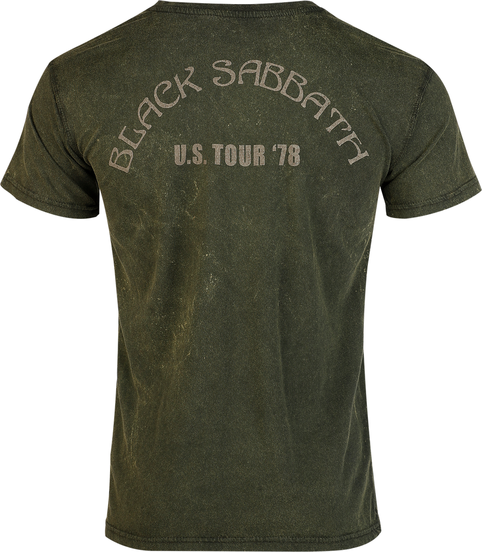 T-Shirt Manches courtes  de Black Sabbath - US Tour 78 - S à 4XL - pour Homme - multicolore - Black Sabbath - View 2