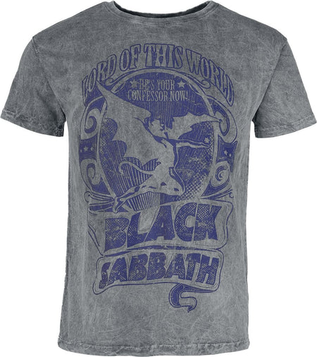 T-Shirt Manches courtes  de Black Sabbath - Lord Of This World - S à 4XL - pour Homme - gris - Black Sabbath