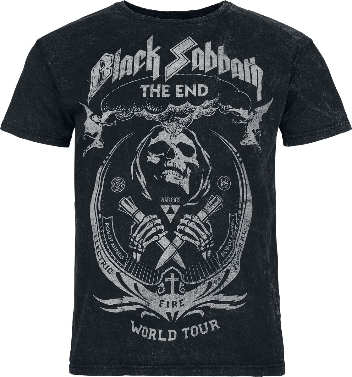T-Shirt Manches courtes  de Black Sabbath - The End - S à 4XL - pour Homme - multicolore - Black Sabbath