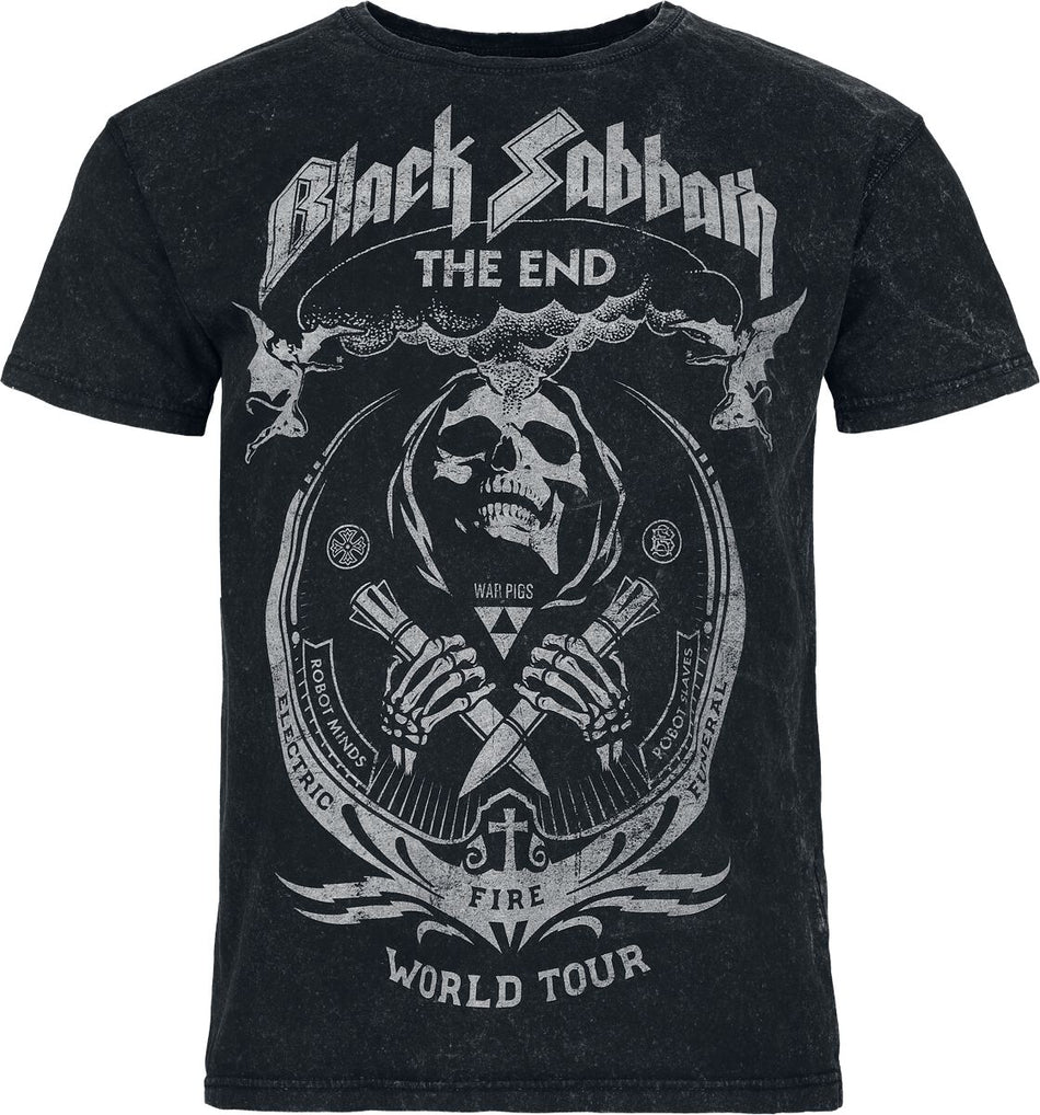 T-Shirt Manches courtes  de Black Sabbath - The End - S à 4XL - pour Homme - multicolore - Black Sabbath