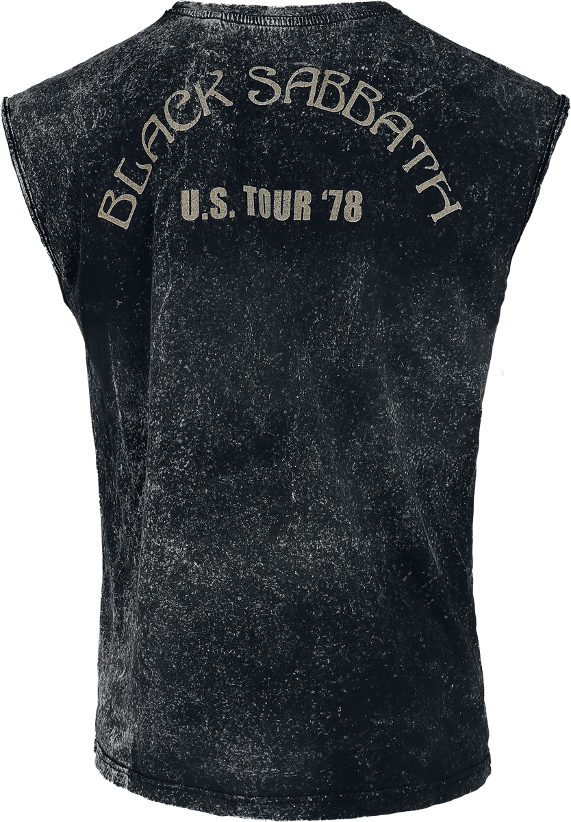 Débardeur  de Black Sabbath - US Tour 78 - S à XXL - pour Homme - multicolore - Black Sabbath - View 2