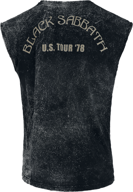 Débardeur  de Black Sabbath - US Tour 78 - S à XXL - pour Homme - multicolore - Black Sabbath - View 2