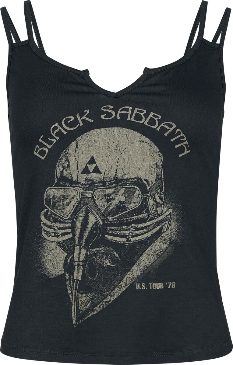 Top  de Black Sabbath - US Tour 78 - S à XXL - pour Femme - noir - Black Sabbath