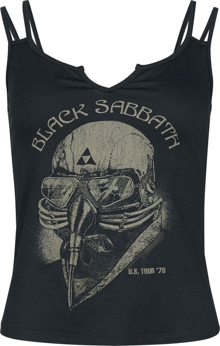 Top  de Black Sabbath - US Tour 78 - S à XXL - pour Femme - noir - Black Sabbath