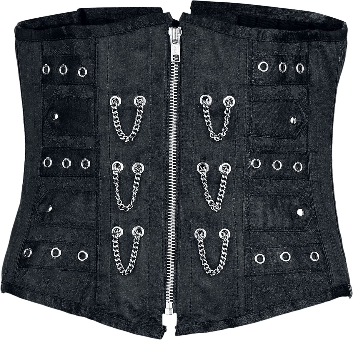 Ceinture Corset Gothic de Gothicana by EMP - S à XXL - pour Femme - noir - Gothicana by EMP